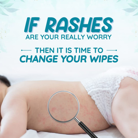 Mother Sparsh 99% Pure Water Baby Wipes - Plant-Based Fabric