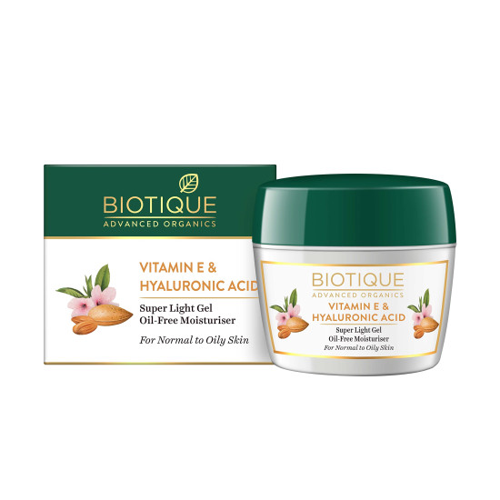 Biotique Advanced Organics Vitamin E & Hyaluronic Acid Moisturiser - Light & Oil-Free