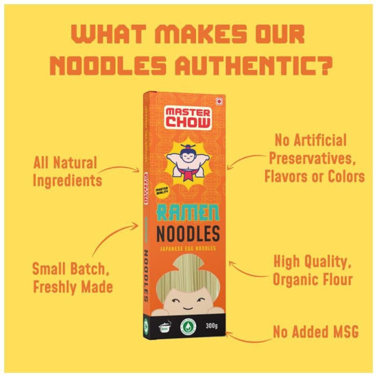 MasterChow Japanese Ramen Noodles - Authentic Taste in 10 Minutes