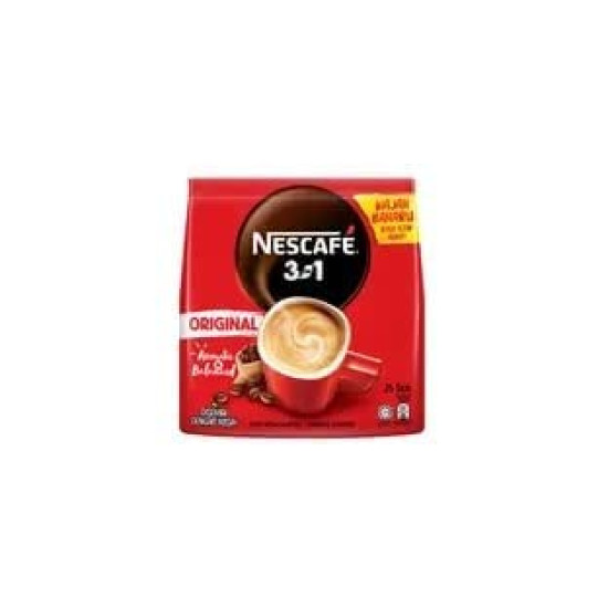 Nescafe 3 in 1 Original Coffee 18g × 25 Sticks - Convenient Instant Coffee