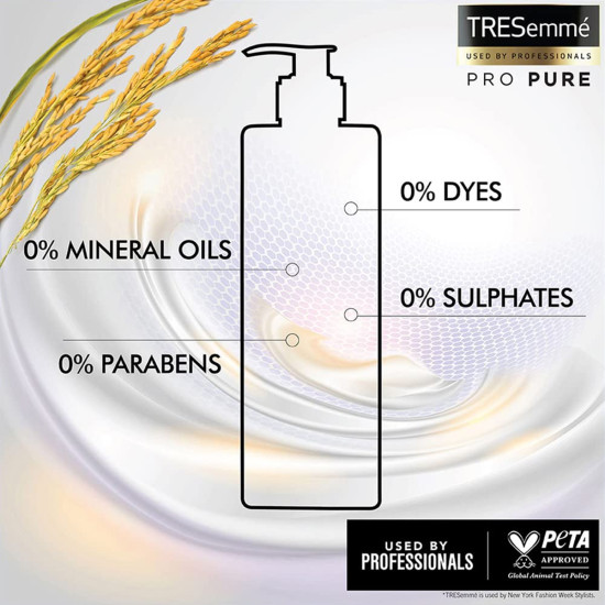 TRESemme Pro Pure Damage Recovery Conditioner 370ml - Sulphate & Paraben Free for Damaged Hair