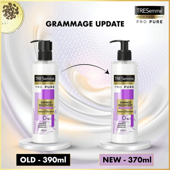 TRESemme Pro Pure Damage Recovery Conditioner 370ml - Sulphate & Paraben Free for Damaged Hair