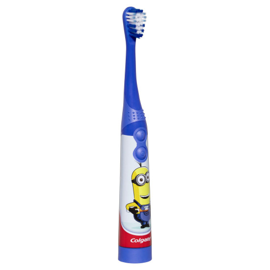 Colgate Kids Minions Battery Powered Toothbrush - Fun & Effective Oral Care