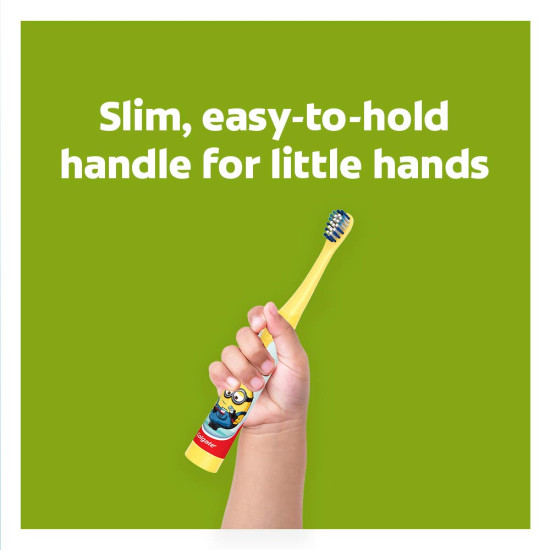 Colgate Kids Minions Battery Powered Toothbrush - Fun & Effective Oral Care