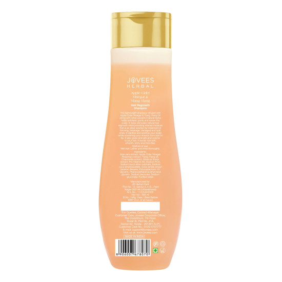 Apple Cider Vinegar & Ylang Ylang Hair Regrowth Shampoo - Strengthen & Repair Hair