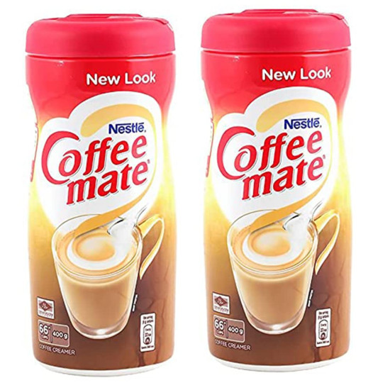 Nestle Original Coffee Mate Creamer (Combo Pack Of 400G X 2) - Non-Dairy Beverage Whitener