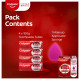 Colgate Visible White Toothpaste with Makeup Applicator Sponge - Achieve a Dazzling Smile