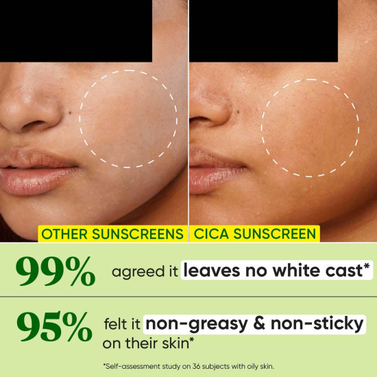 Dot & Key CICA Calming Niacinamide Sunscreen SPF 50 PA+++ - For Oily & Sensitive Skin