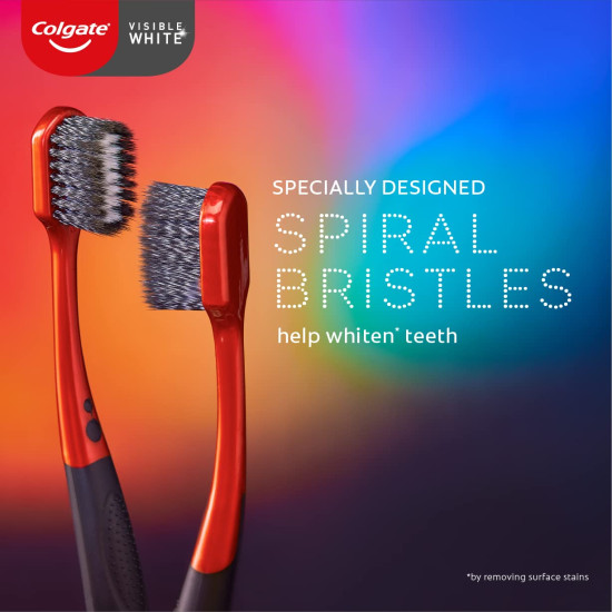 Colgate Visible White O2 Teeth Whitening Toothpaste & Toothbrush - Advanced Whitening Solution