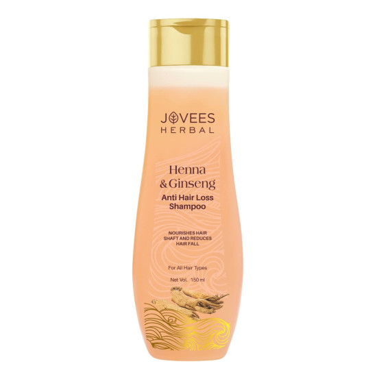 Jovees Herbal Henna & Ginseng Anti Hair Loss Shampoo - For Hair Growth & Hair Fall Control