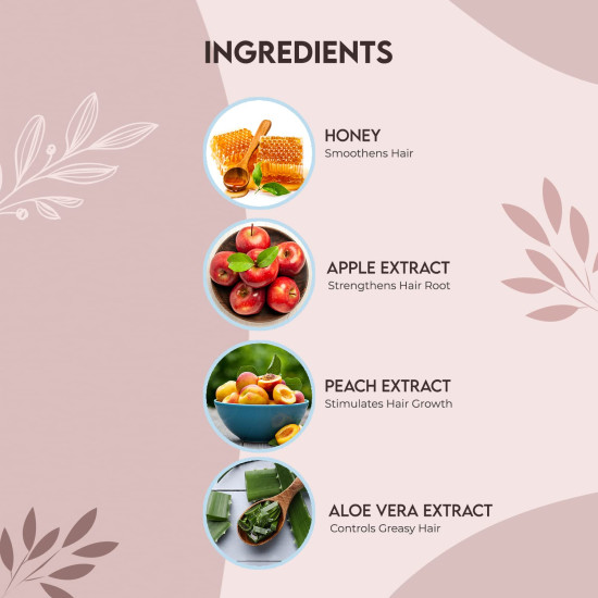 Jovees Herbal Honey & Apple Conditioning Shampoo - Reduces Frizz and Adds Shine Jovees Herbal Honey & Apple Conditioning Shampoo - Reduces Frizz and Adds Shine