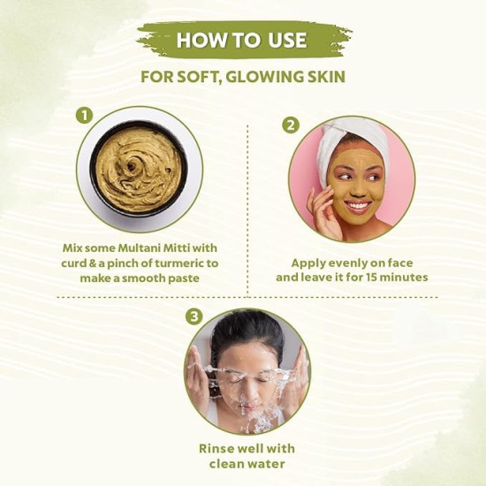 Livshine Natural Multani Mitti - Stone Form for All Skin Types