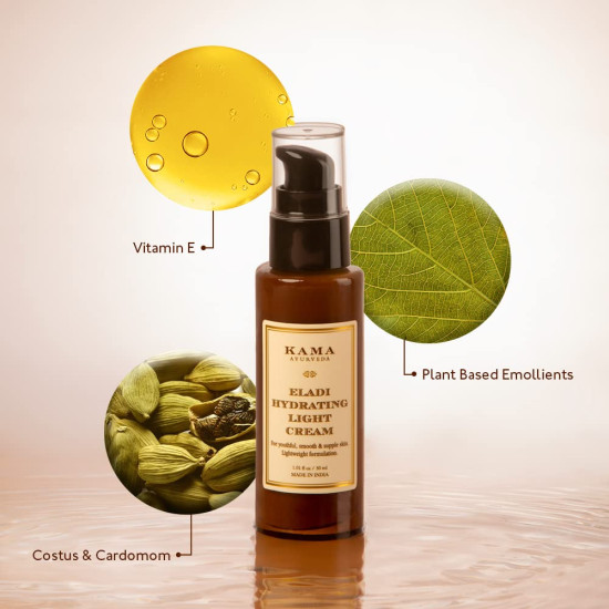 Kama Ayurveda Eladi Hydrating Light Cream 30gm - Youthful, Smooth & Supple Skin