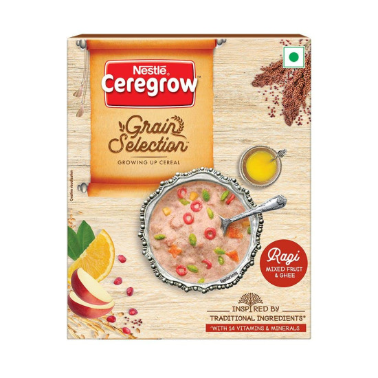 NESTLE CEREGROW Grain Selection - Nutritious Ragi & Mixed Fruit