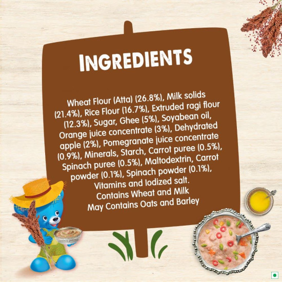 NESTLE CEREGROW Grain Selection - Nutritious Ragi & Mixed Fruit
