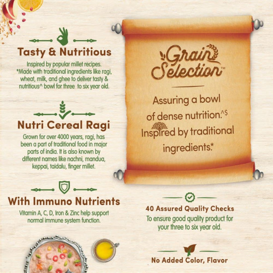 NESTLE CEREGROW Grain Selection - Nutritious Ragi & Mixed Fruit