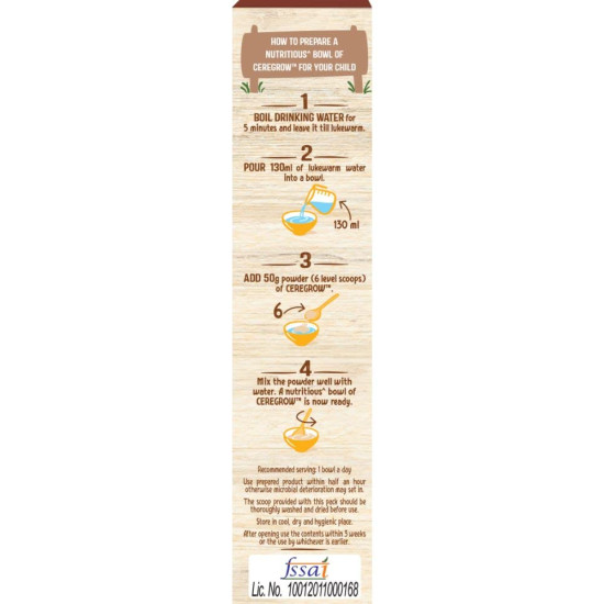 NESTLE CEREGROW Grain Selection - Nutritious Ragi & Mixed Fruit