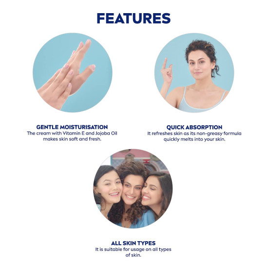 NIVEA Soft Smarty College Edition Moisturizer - Non Sticky Cream for Face, Hand & Body