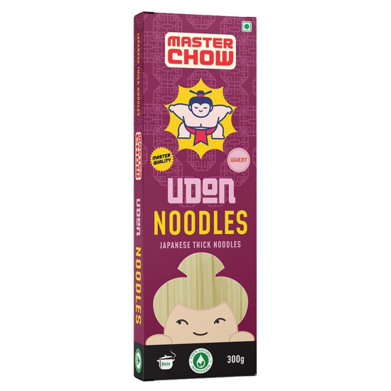 MasterChow Healthy Wheat Udon Noodles - 100% Whole Wheat, No Preservatives