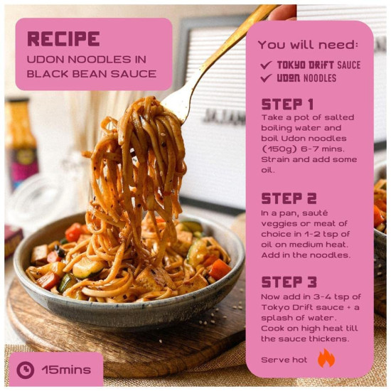 MasterChow Healthy Wheat Udon Noodles - 100% Whole Wheat, No Preservatives