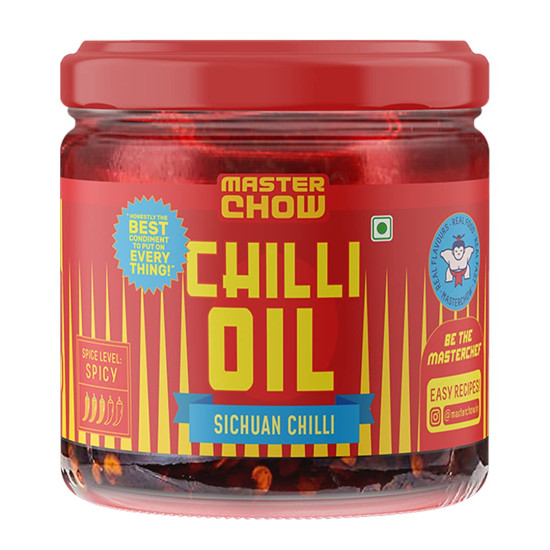 MasterChow Sichuan Chilli Oil - Spicy, Crunchy, Garlicky Flavor