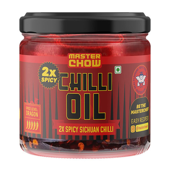 MasterChow 2X Spicy Sichuan Chilli Oil - Extra Hot Flavor Explosion