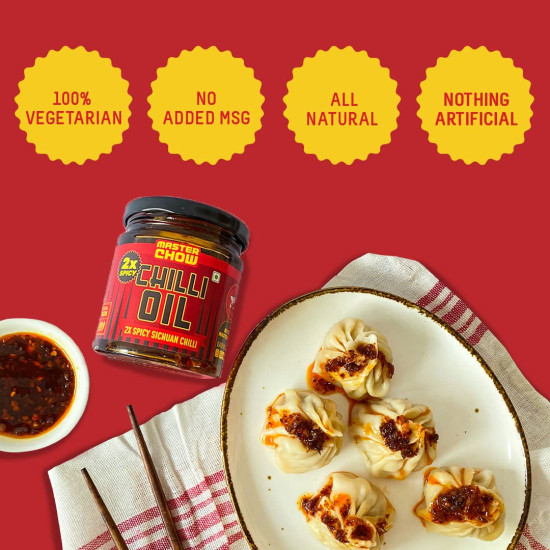 MasterChow 2X Spicy Sichuan Chilli Oil - Extra Hot Flavor Explosion