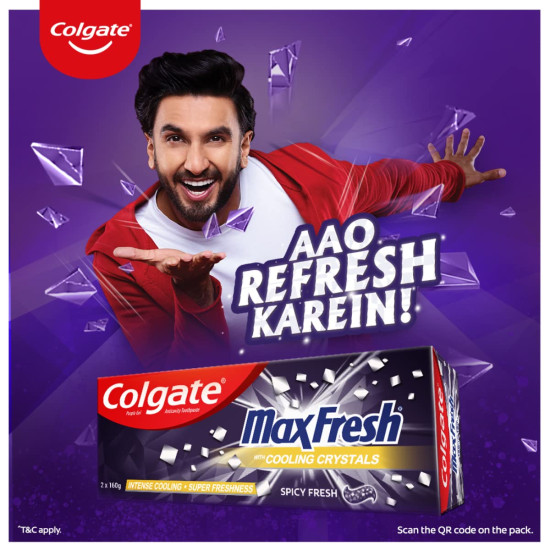 Colgate MaxFresh Toothpaste - Purple Gel with Menthol
