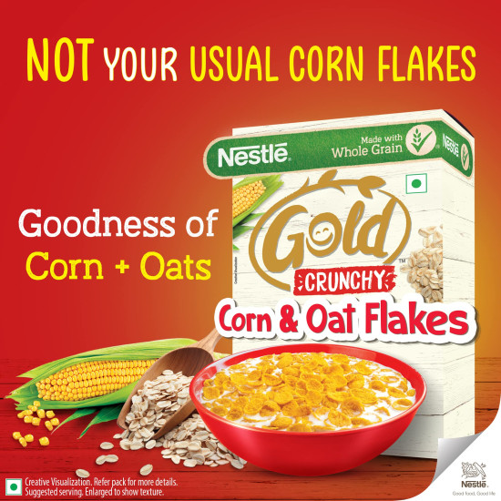 NESTLE GOLD Crunchy Oat and Corn Flakes - Nutritious Combo Pack