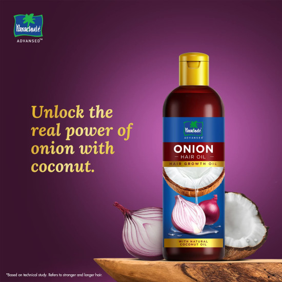 Parachute Advansed Aloe Vera & Onion Hair Oil - For Soft and Strong Hair