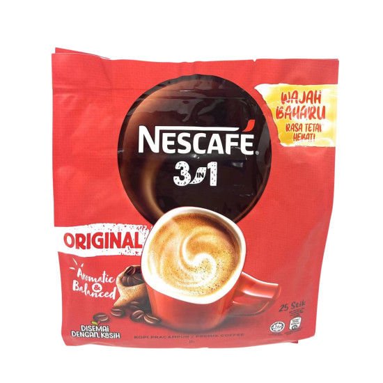 Nescafé 3 in 1 Instant Coffee Sticks Original - Imported from Nestle Malaysia
