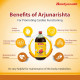 Baidyanath Asli Ayurved Arjunarishta 450Ml (Pack Of 2) - Herbal Tonic For Healthy Heart, Digestion, And Cardiac Function Support