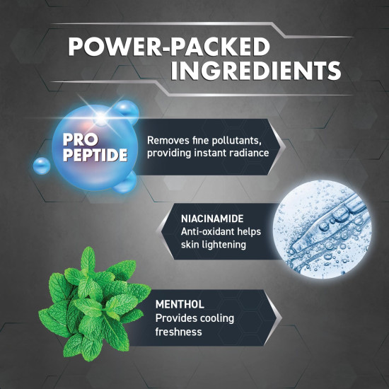 Fair and Handsome Instant Radiance Face Wash - Pro-Peptide Technology