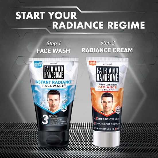 Fair and Handsome Instant Radiance Face Wash - Pro-Peptide Technology