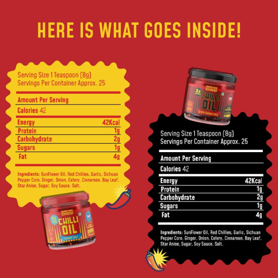 MasterChow Combo of Mild Chilli Oil Sauce & Double Trouble 2X Spicy Sichuan Chilly Oil Sauce - Authentic Sichuan Flavors
