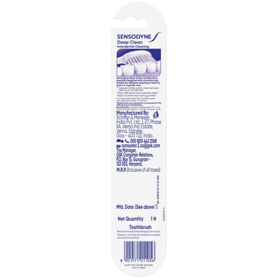 Sensodyne Deep Clean Toothbrush - Extra Soft Bristles for Sensitive Teeth
