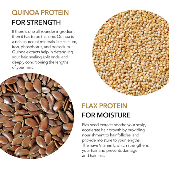 Paradyes Quinoa and Flax Protein Color Care Conditioner - Hydrates and Nourishes Hair