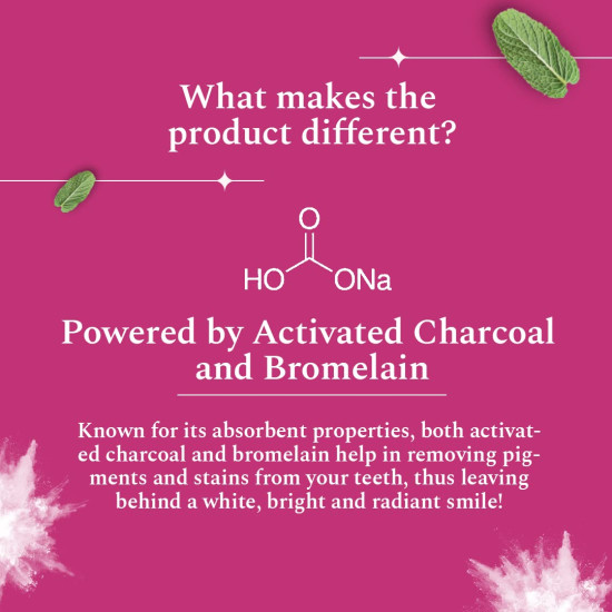 Perfora Charcoal Teeth Whitening Powder - Enamel Safe & Effective