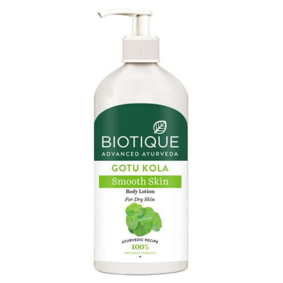 Biotique Gotu Kola Smooth Skin Body Lotion - Natural Hydration for Dry Skin