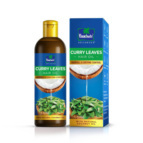 Parachute Advansed Curry Leaves Hair Oil - Hair Fall & Greying Control