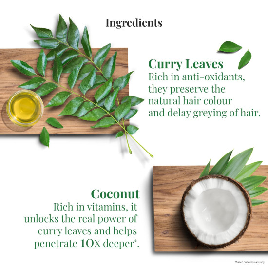 Parachute Advansed Curry Leaves Hair Oil - Hair Fall & Greying Control