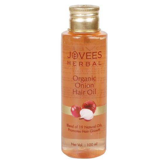 Jovees Organic Onion Hair Oil - 100ml - Unique Blend for Hair Growth Jovees Organic Onion Hair Oil - 100ml - Unique Blend for Hair Growth