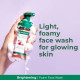 Colgate Visible White O2 & Palmolive Brightening Foam Facewash - Whiter Teeth & Radiant Skin