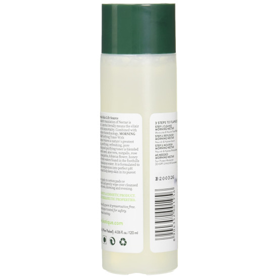 Biotique Morning Nectar Pore Tightening Purifying Toner - Flawless Skin for All Types