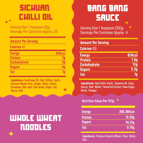 MasterChow Sizzling Oil Noodle Pack - Spicy & Crunchy Chilli Oil Dip