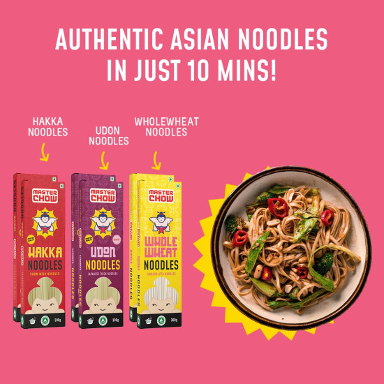 MasterChow Family Pack Noodles - Healthy, Non-Fried, No Preservatives