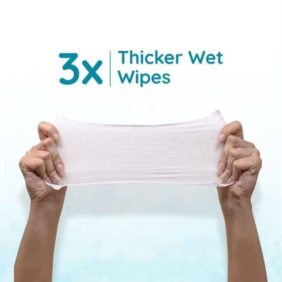 Mother Sparsh 99% Pure Water Baby Wipes - Plant-Based Fabric