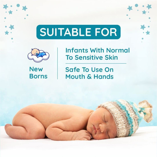 Mother Sparsh 99% Pure Water Baby Wipes - Plant-Based Fabric