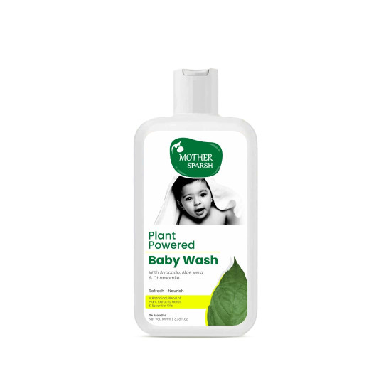 Mother Sparsh Plant Powered Natural Hydrating Baby Wash - Gentle and Nourishing