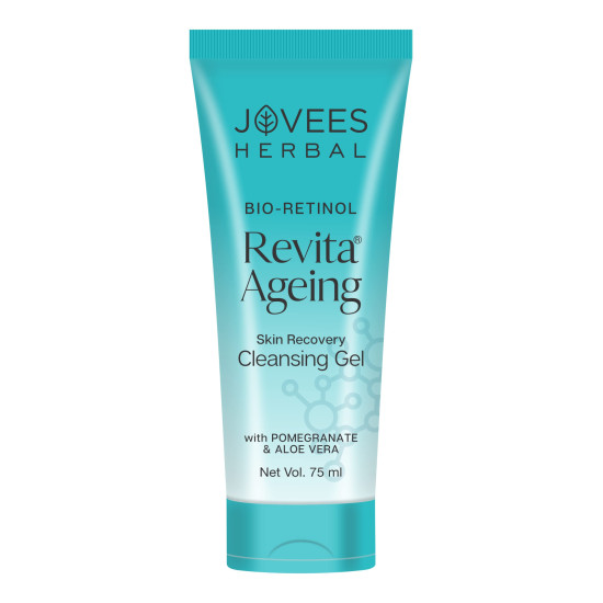 Jovees Herbal Bio-Retinol Revita Ageing Cleansing Gel - Anti-Aging Formula